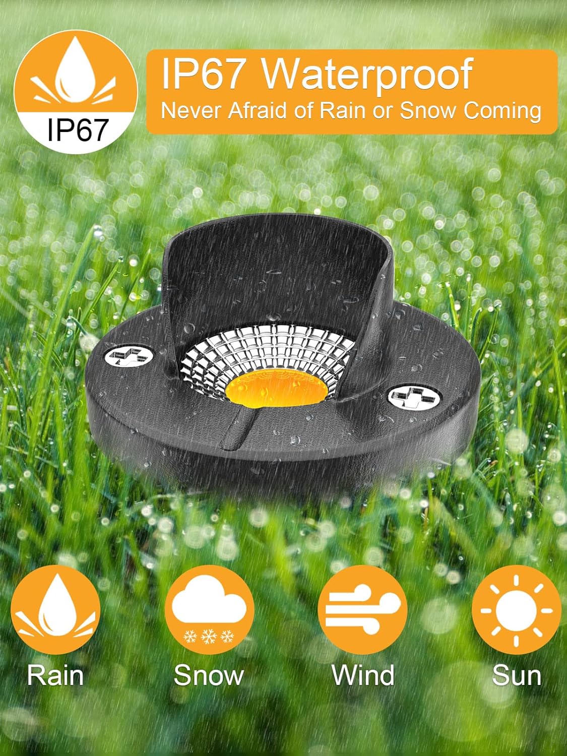 10W Low Voltage Warm White LED Landscape Lights (10PACK) S5461