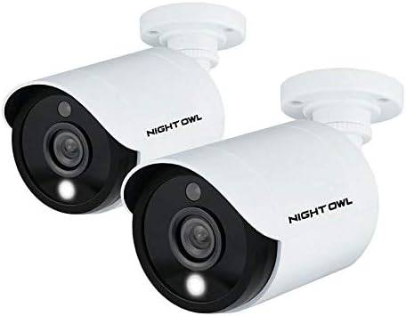 1080p HD Weatherproof Indoor/Outdoor Add-on Cameras with Night Vision, 2-Pack E587770