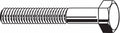Hex Head Cap Screw, Grade 8 Steel, Pk 45 E1567