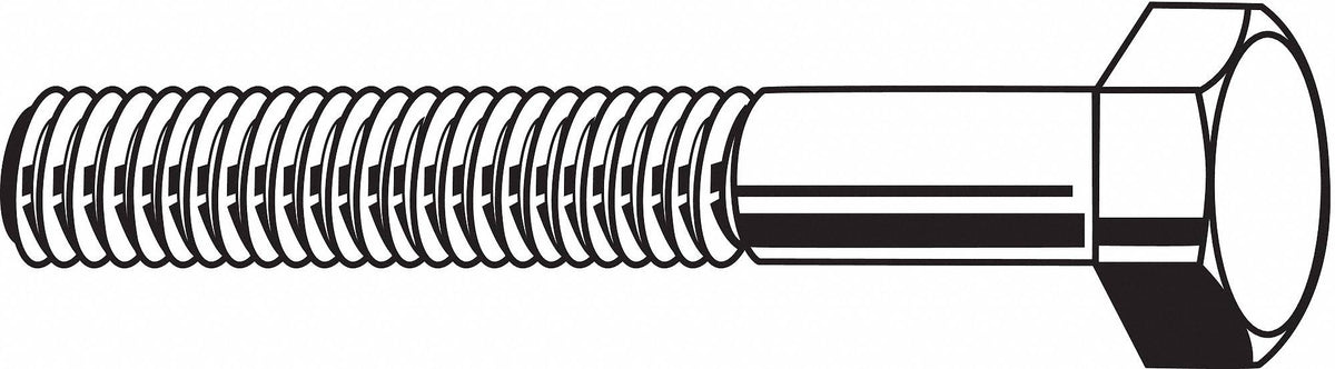 Hex Head Cap Screw, Grade 8 Steel, Pk 45 E1567