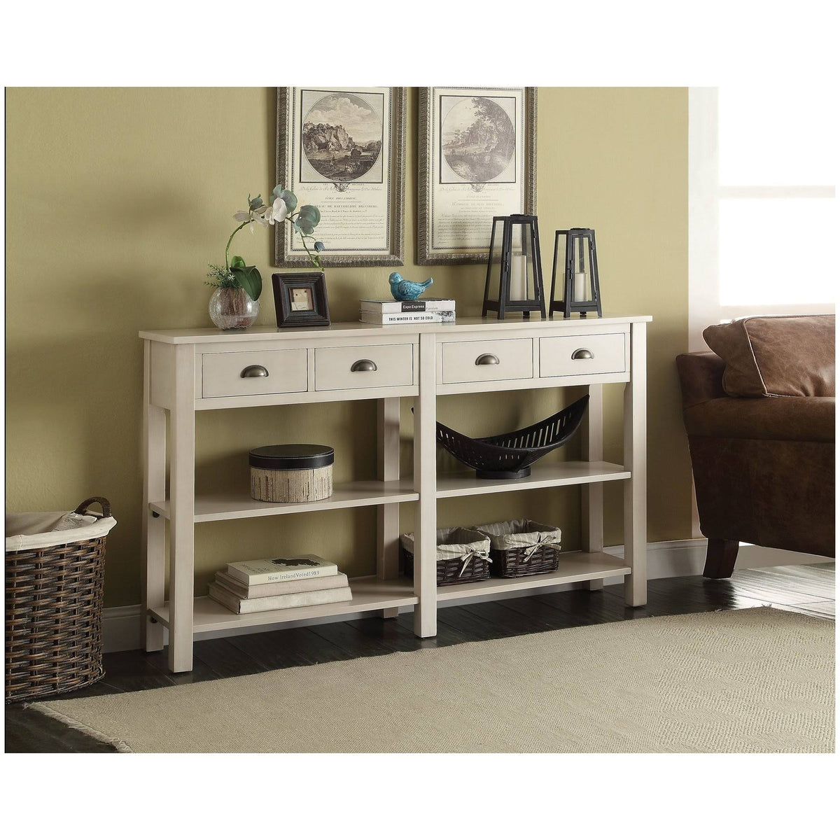 Cream Console Table S7496