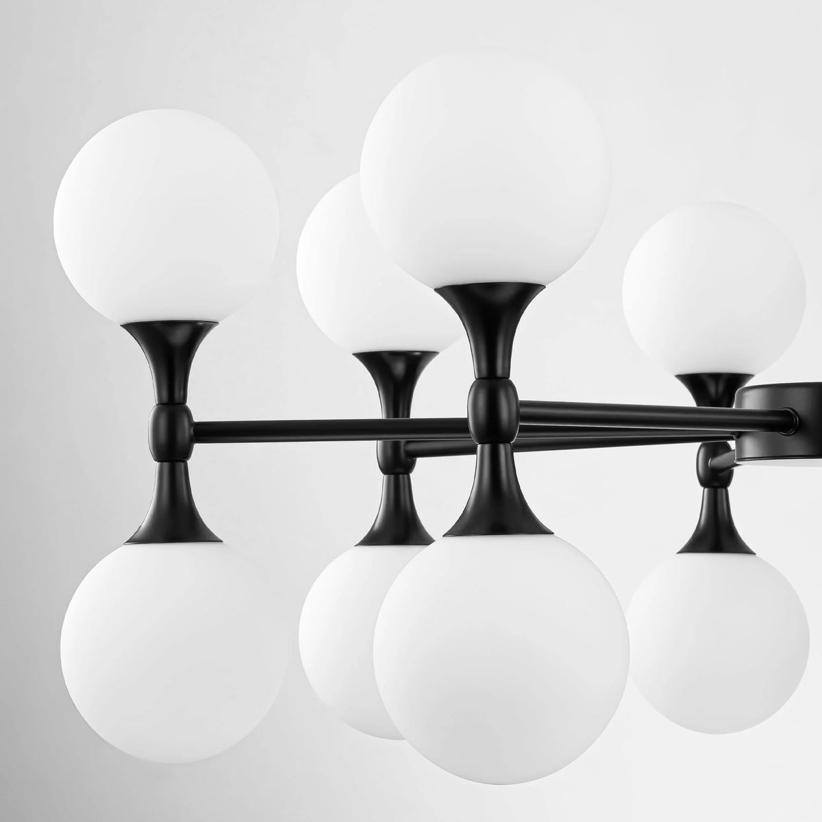 16-Light Dimmable Sputnik Linear Chandelier C5803