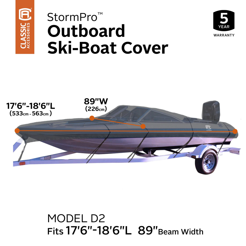 Heavy-Duty Outboard Ski-Boat Cover T727272