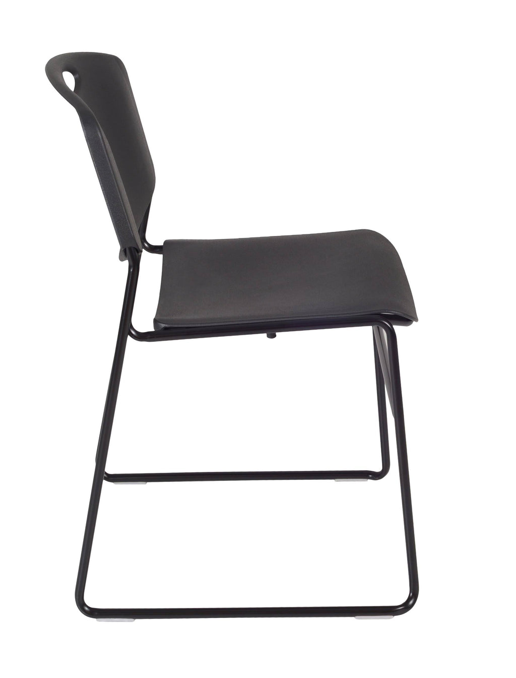 42x22 Square Breakroom Table with 4 Stack Chairs N228955
