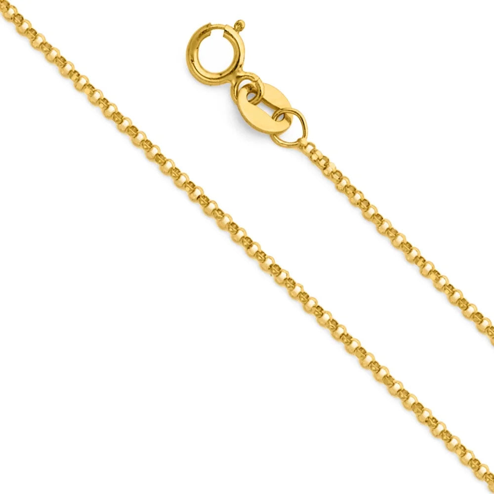14K Two-Tone Gold Flower and Heart-Shaped Initial Pendant with 16" Chain Necklace J344