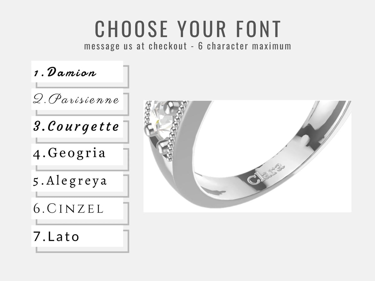 Champagne Simulated Diamond 3 Stone Ring C85281