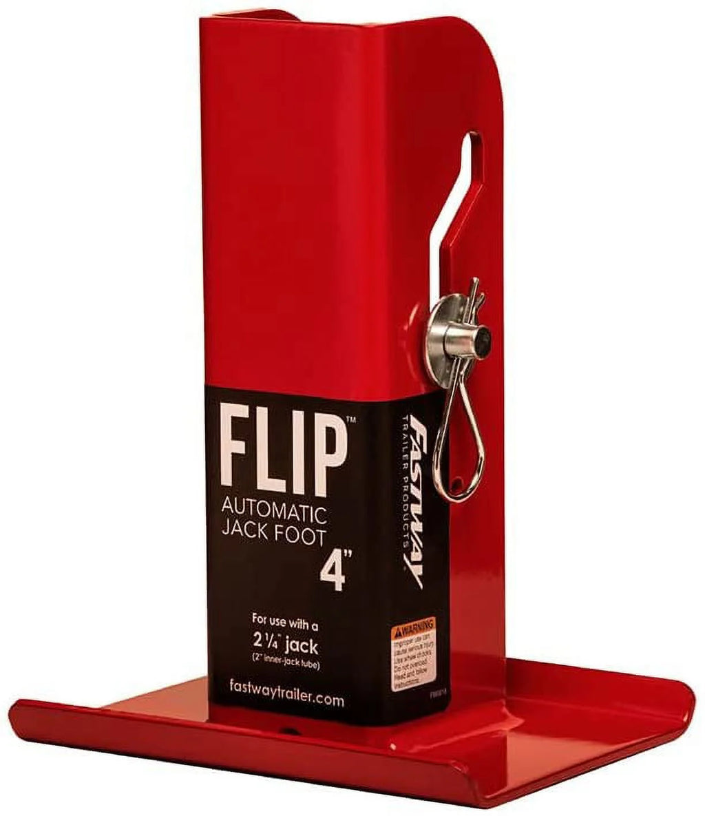 Zinc A-Frame Trailer Jack with 4" Flip Foot R997