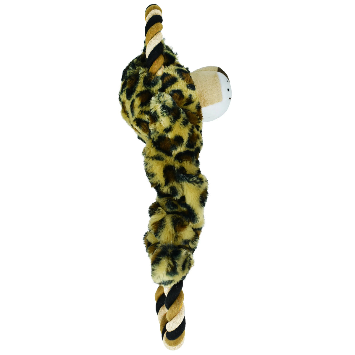 Leopard Dog Toy with Rope J959902