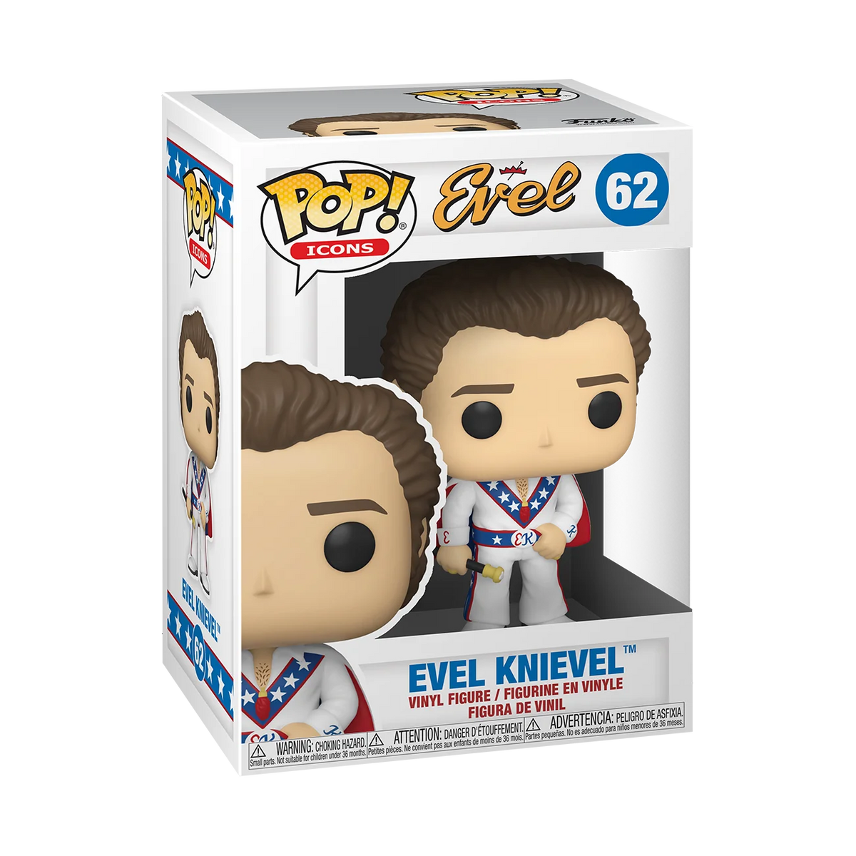 Evel Knievel Pop! Vinyl Figure with Chase W1331