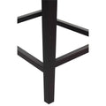 Black Faux Leather Bar Stool Set of Two H6232