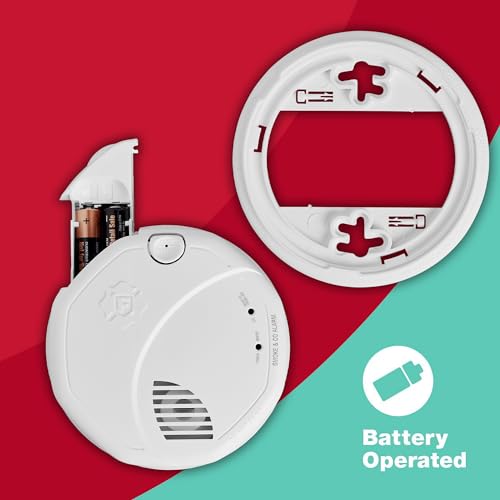 Battery Powered Z-Wave Smoke Detector & Carbon Monoxide Alarm Q7955