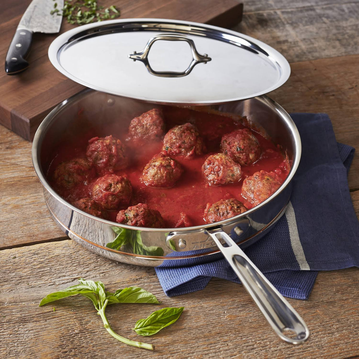Copper Core 6-Quart Saute Pan E493