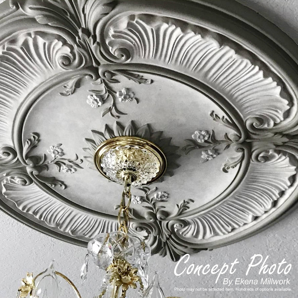 Pewter Ceiling Medallion F4072