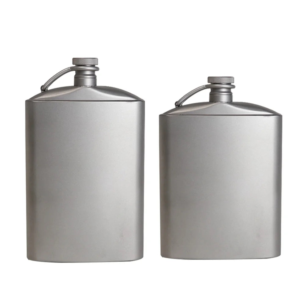 Ultralight Titanium Flask with Screw Clip K8315