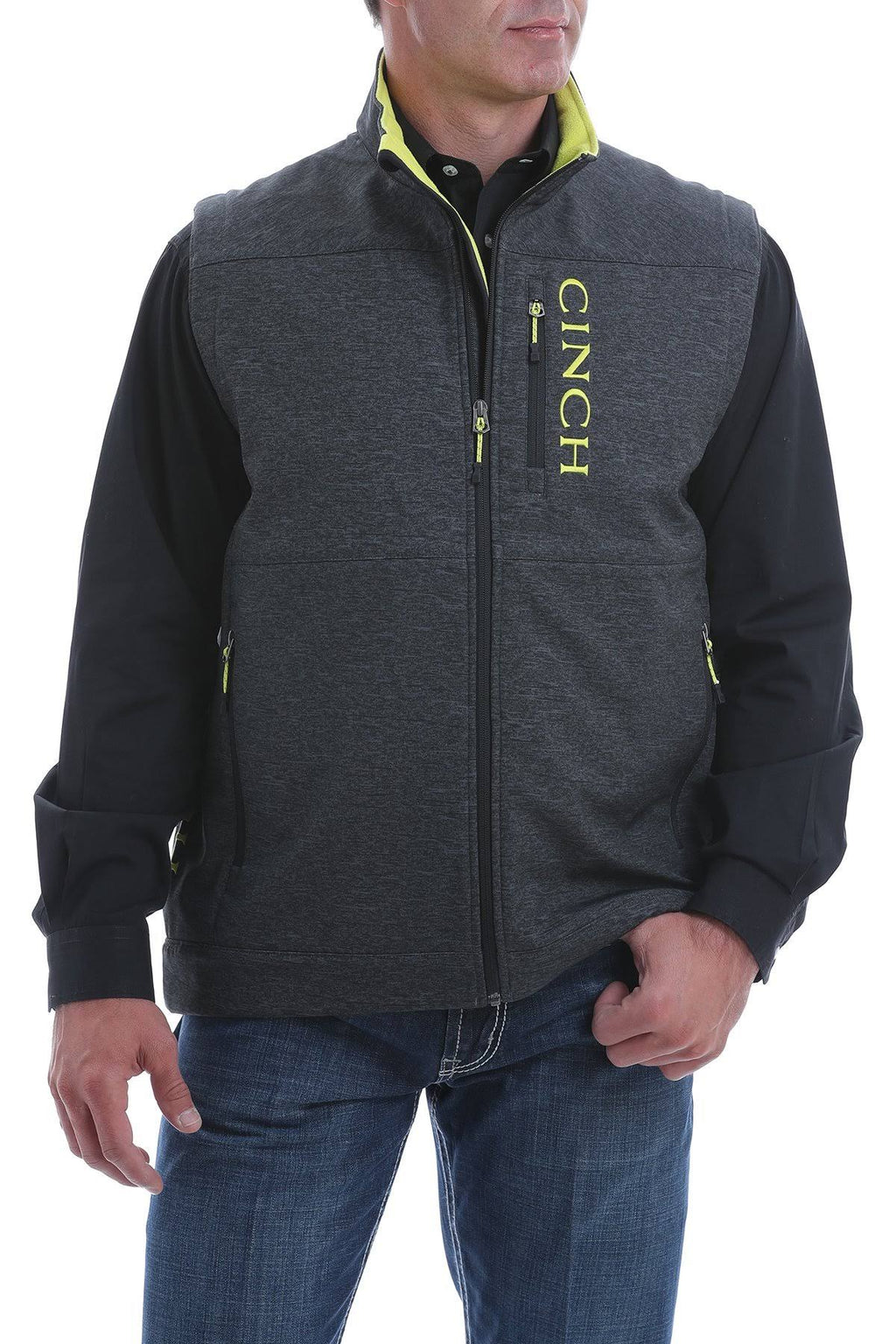 Charcoal Grey Bonded Vest N66914