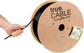 1000ft Black 23AWG 4 Pair Solid Bare Copper Bulk Ethernet Cable A410