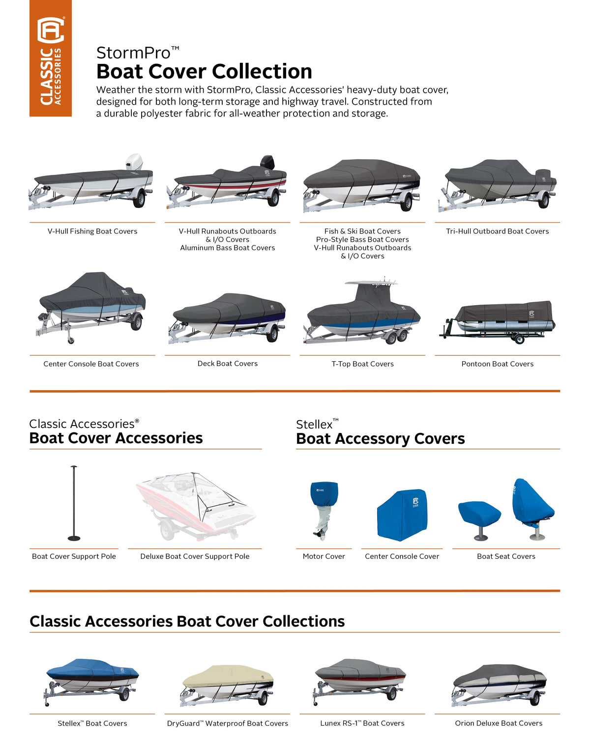 Heavy-Duty Outboard Ski-Boat Cover T727272