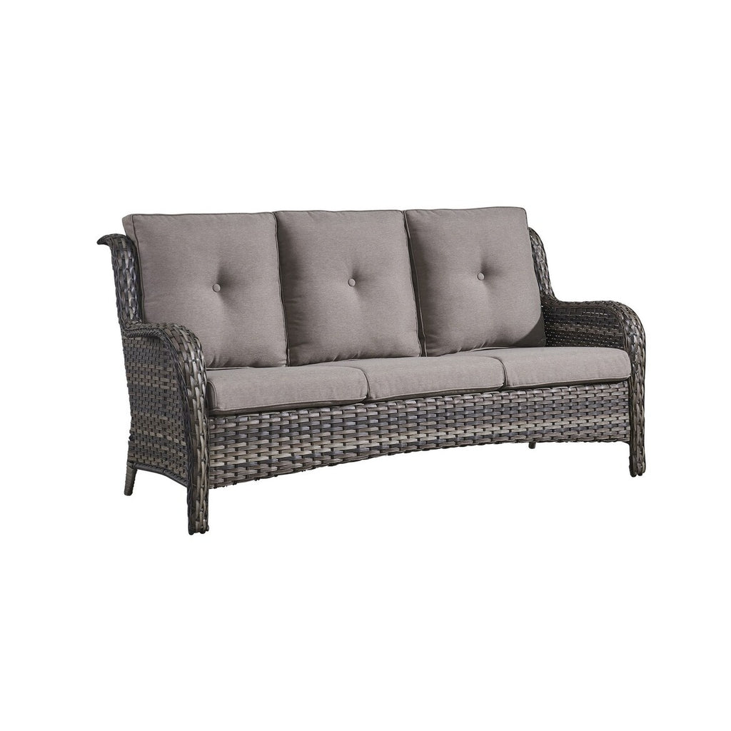 Rattan Wicker Sectional Sofa Set with Ottomans C4377