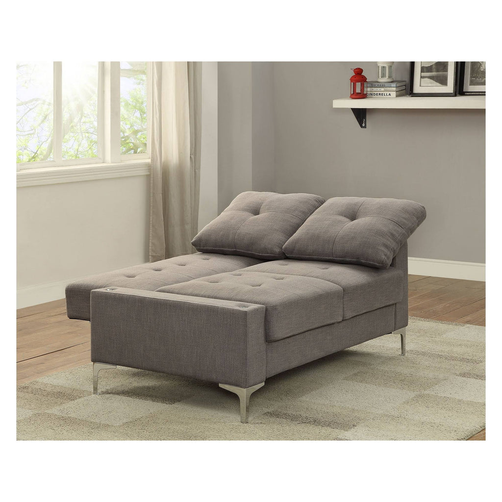 Adjustable Linen Loveseat R8057