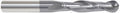 Carbide Ball End Mill, 3/4 in, AlTiN U744919
