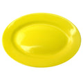Yellow Stoneware Wide Rim Platter Y321