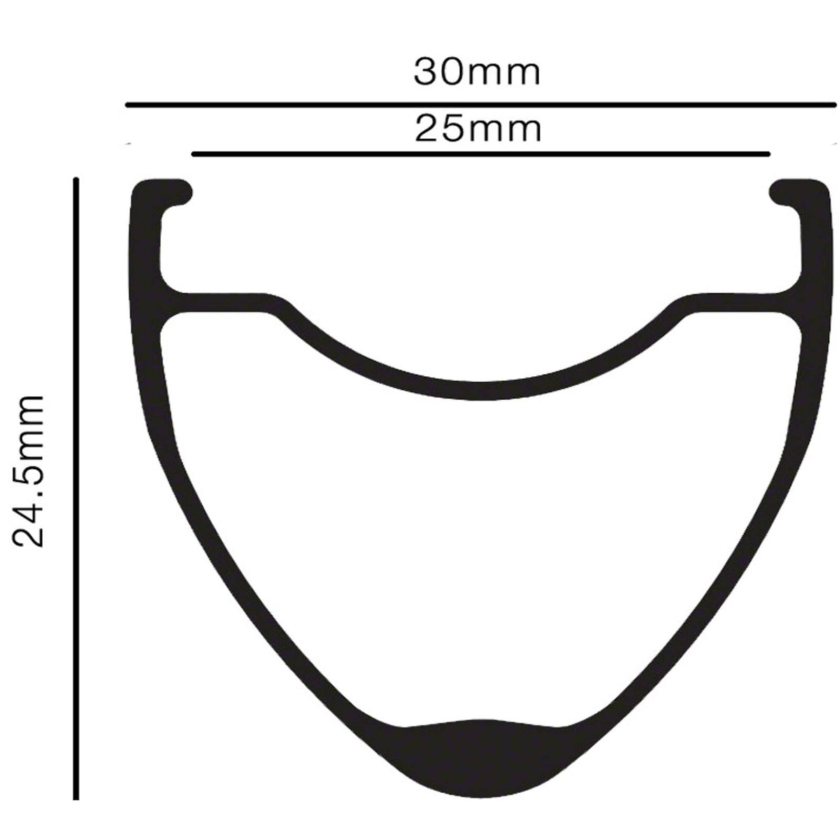 650B Disc Black Rim G1414