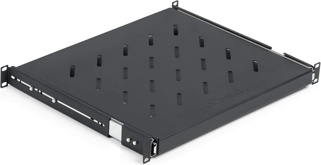Rack Mountable Accessory Shelf 1U Size 10" Deep Pack of 2 Q38824