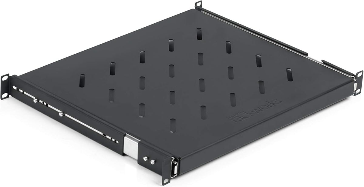 Rack Mountable Accessory Shelf 1U Size 10" Deep Pack of 2 Q38824