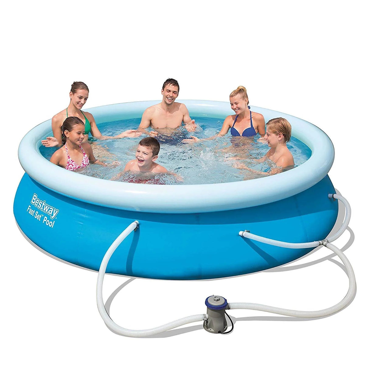 Inflatable Above Ground Swimming Pool with Filter Pump R867746