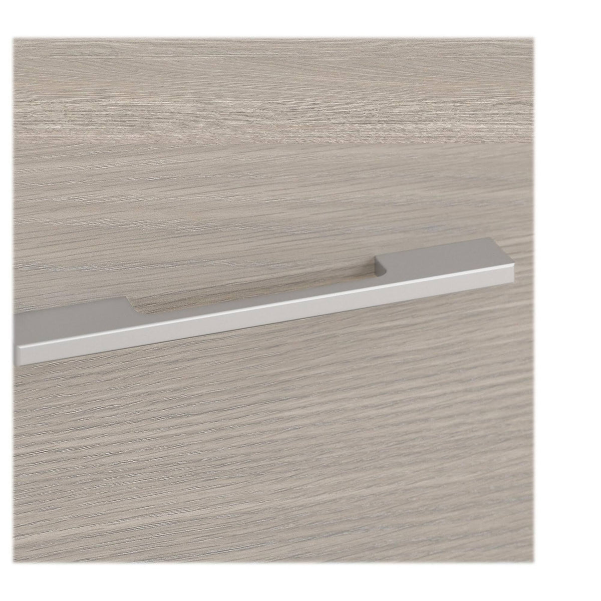 5 Shelf Bookcase with Doors, Sand Oak L2371