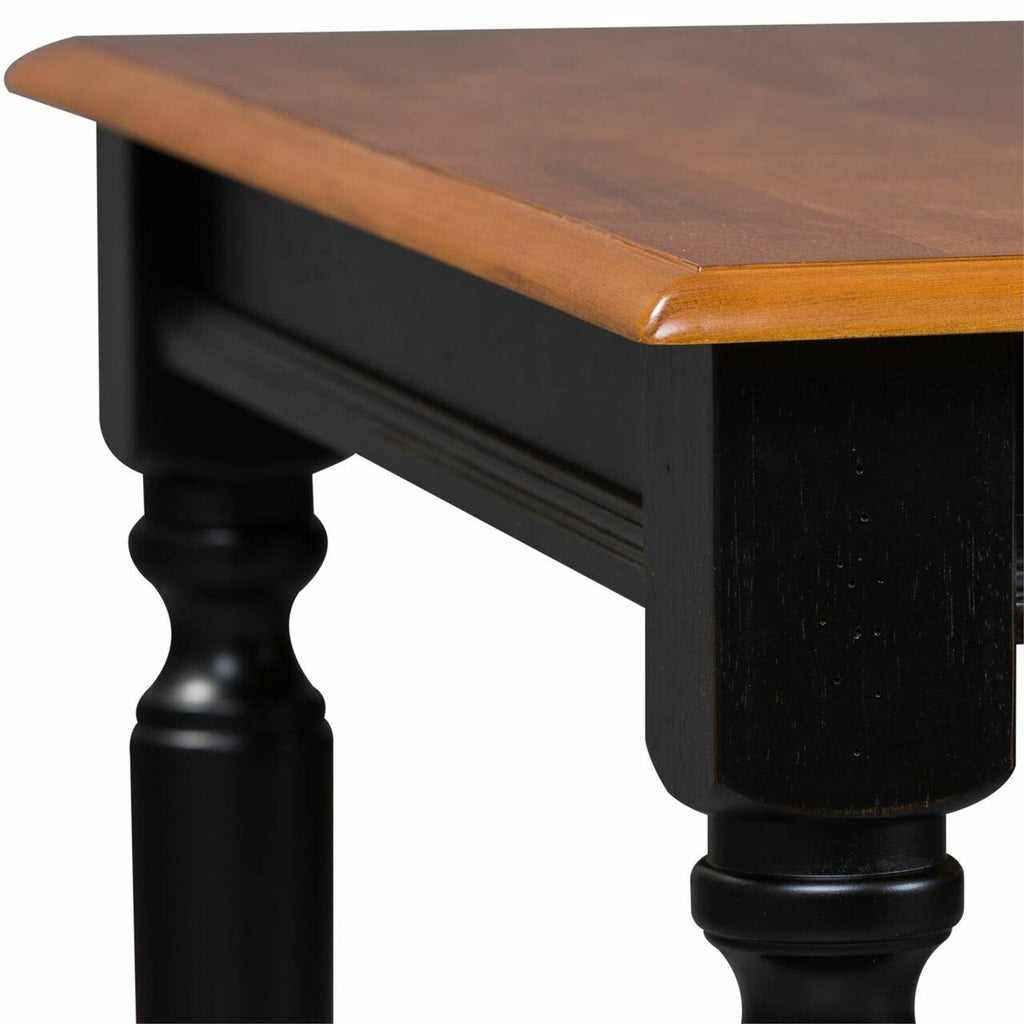 Anchor Black Rectangular Leg Table J347