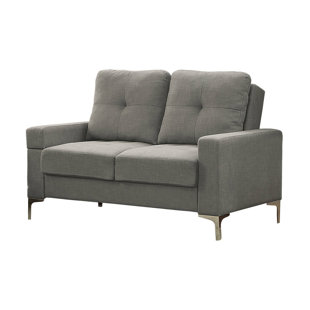 Adjustable Linen Loveseat R8057