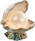 Ivory Pearl Accent Lamp Night Light with Bulb, 7 Inches High F2710
