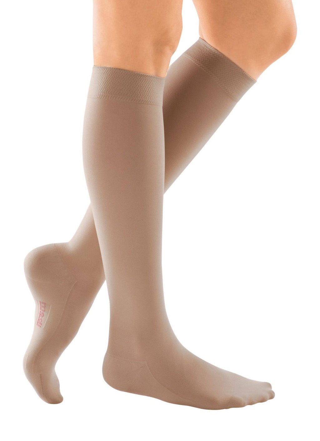 20-30 mmHg Calf High Closed-Toe Compression Stockings D423