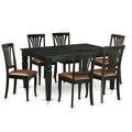 7 Piece Black Dining Set L665
