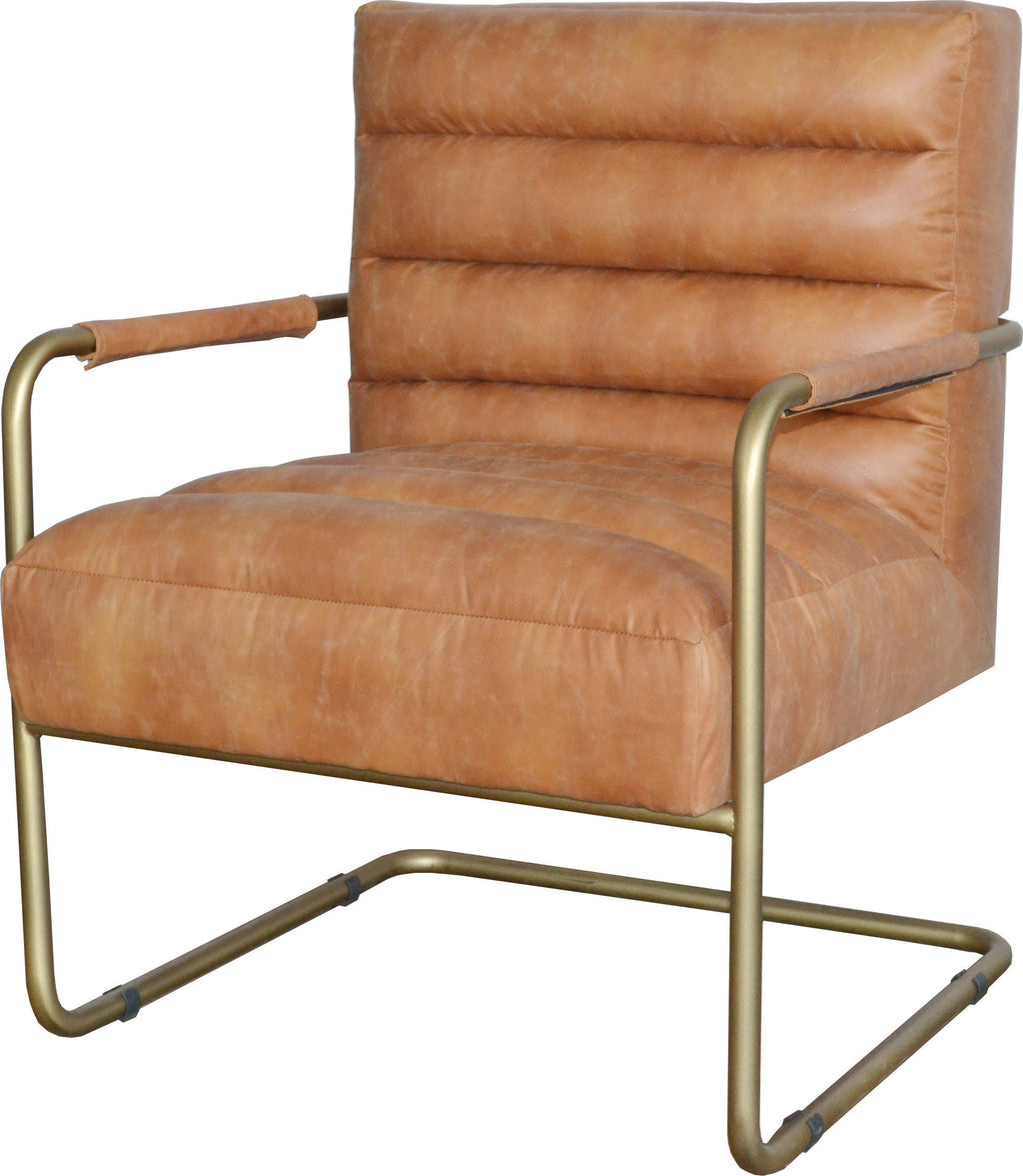 Vintage Cider Bonded Leather Chair Q443