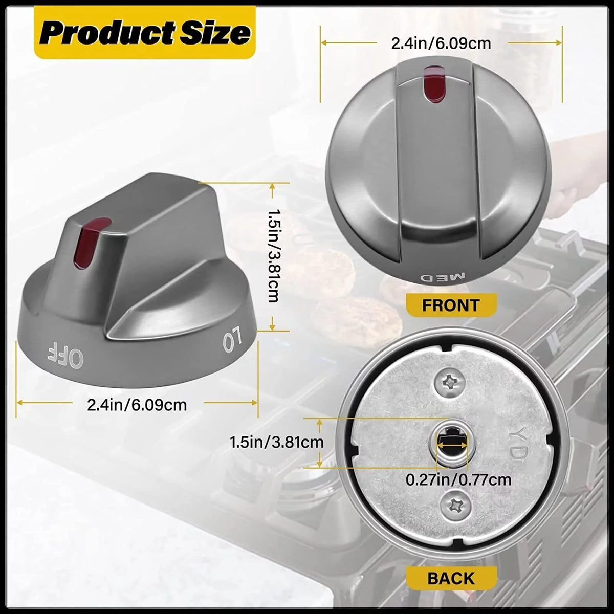 Gas Stove Range Knobs Switch W1436