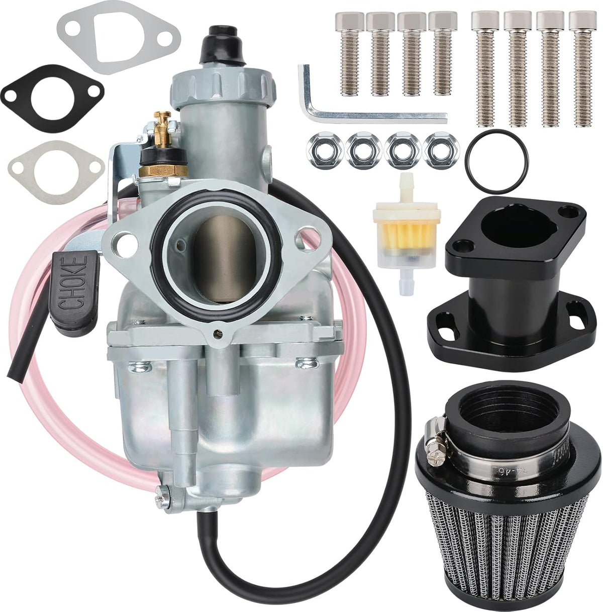 Blue 38mm Carburetor Air Filter Kit Pack of 2 L6174