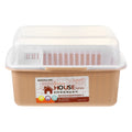 Plastic Milk Bottle Draining Box Tableware Storage Rack U1915
