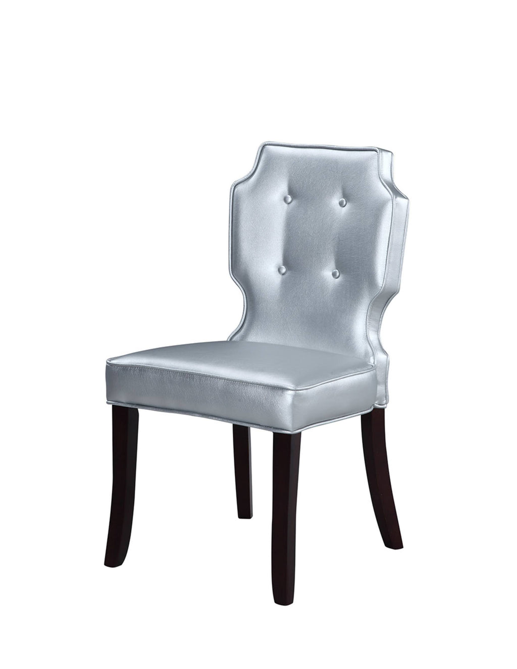 Tufted Dining Side Chair Set of 2 Black O411737
