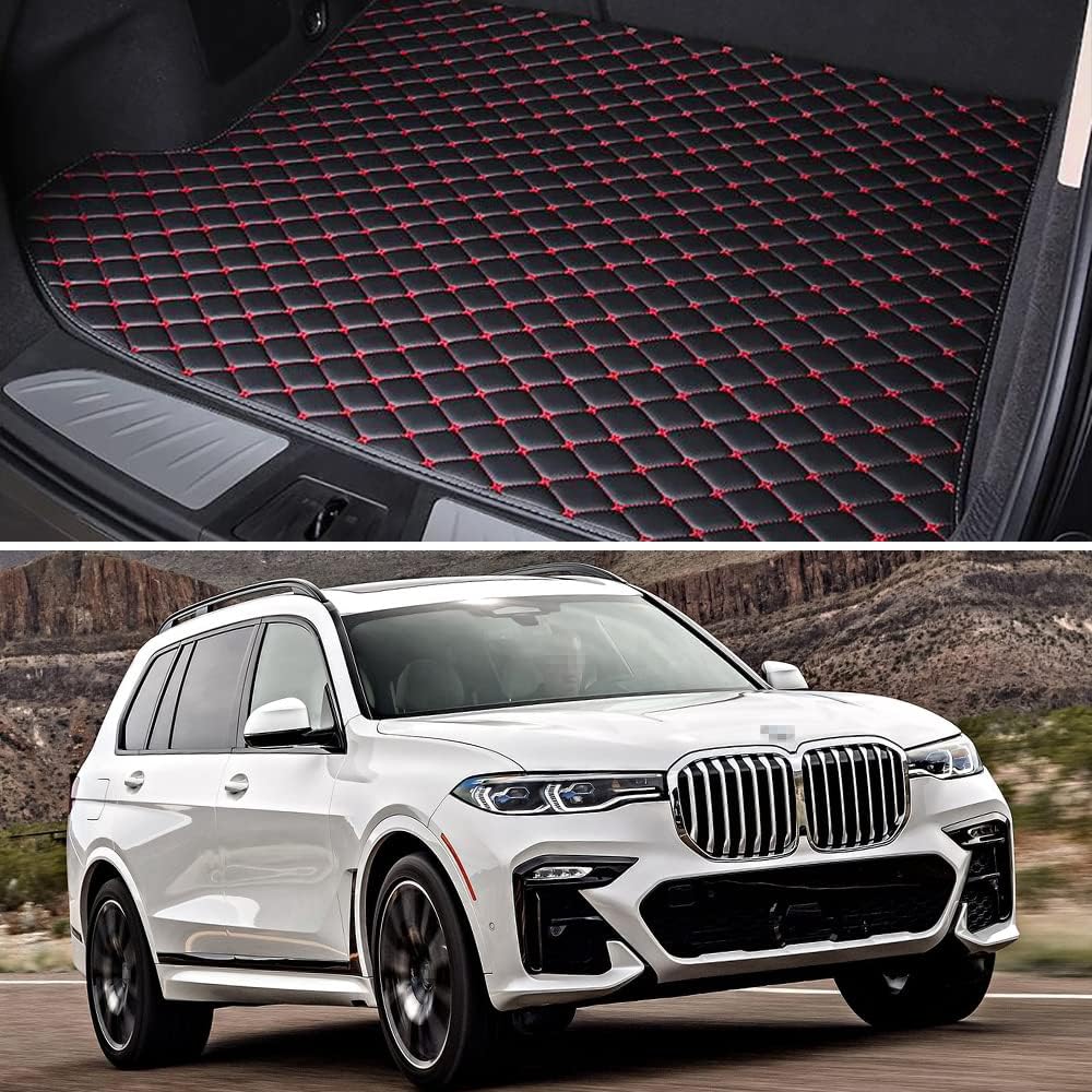 Black Car Trunk Mat Cargo Liner Pack of 2 X963