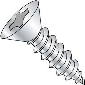 #10 x 3-1/2 Phillips Flat Self Tapping Screw Type A Fully Threaded Zinc Bake - Pkg of 800 F7862