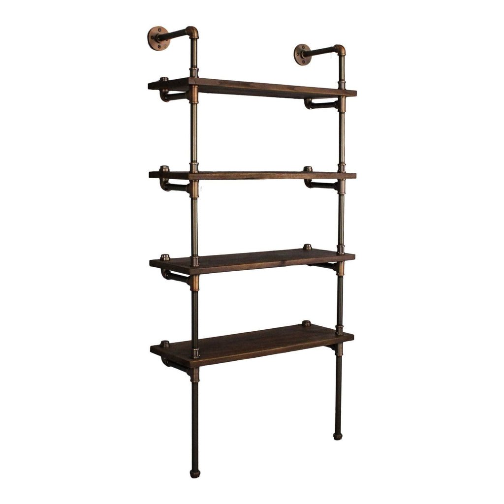 Rustic Bronze Etagere Bookcase Display K596