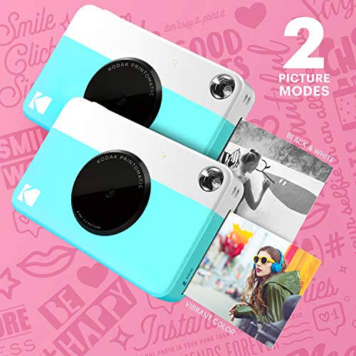 Blue Instant Print Camera Photography Kit W53921