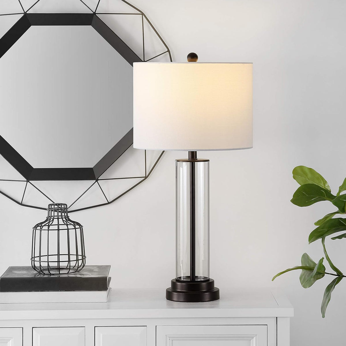 Clear Glass Table Lamp R543