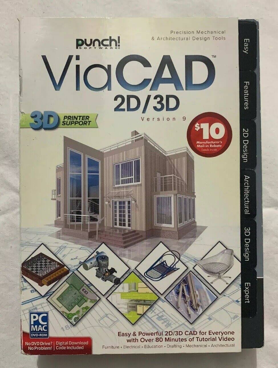 ViaCAD 2D/3D Version 9 Disc L44720