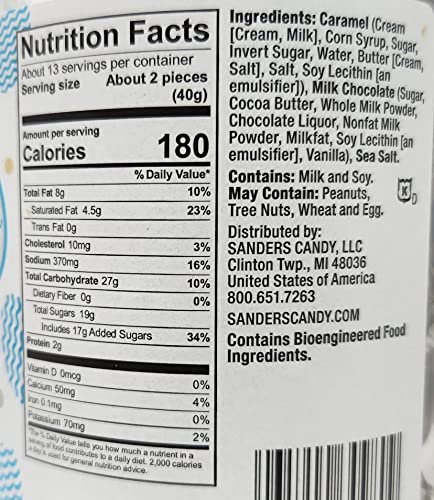 18 oz Milk Chocolate Sea Salt Caramel Eggs L15811