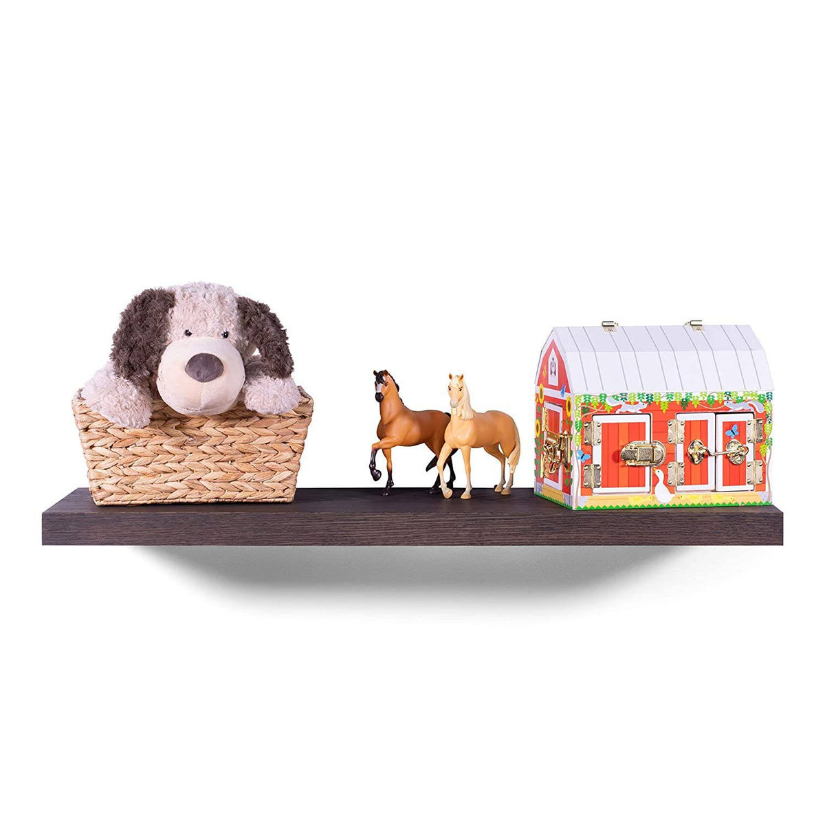Solid Oak Wood Floating Shelf S147