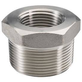 1-1/4 x 1/8x22 Hex Bushing NPT Male x Female Forged Pipe Fitting, Pkg Qty 8 D1150