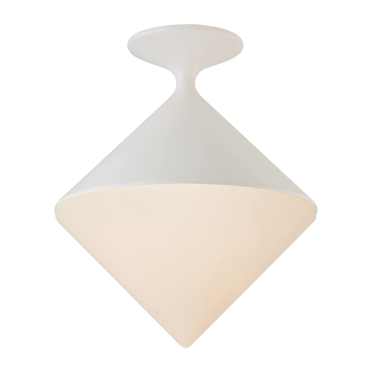 Matte White Flush Mount D1922